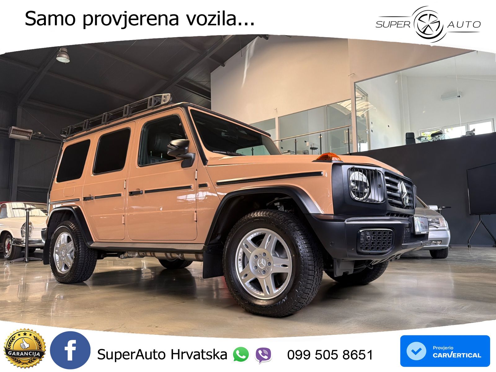 Mercedes G 450d Long (367 KS) 4MATIC 9G-TRONIC LED+GR SJED+ACC