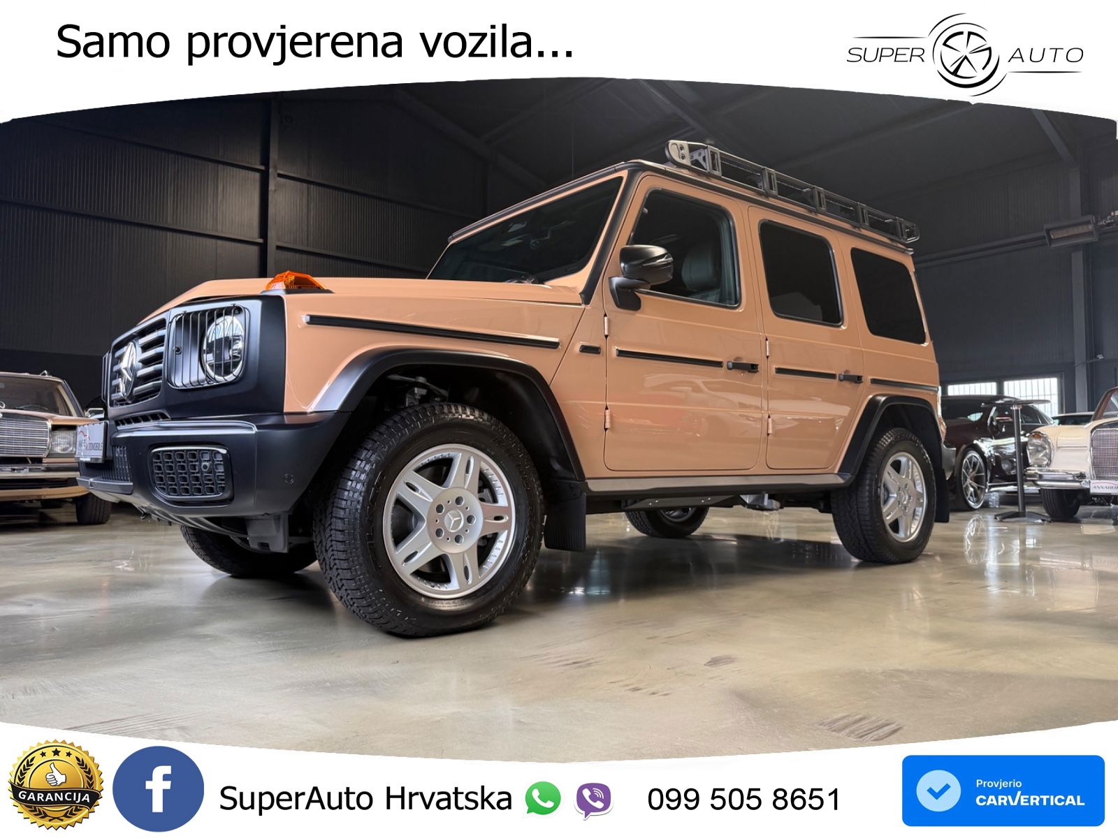 Mercedes G 450d Long (367 KS) 4MATIC 9G-TRONIC LED+GR SJED+ACC