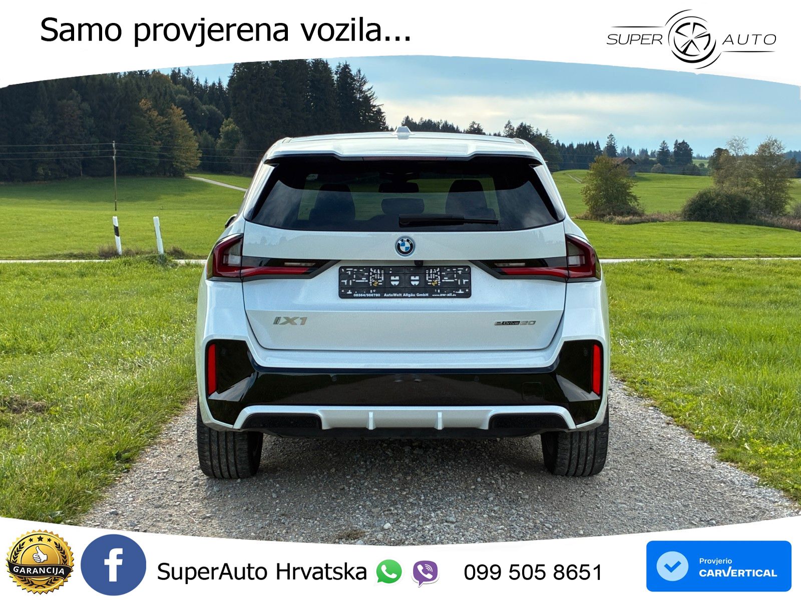 BMW iX1 66.5 kWh (204 KS) eDrive20 M Sport LED+GR SJED+ACC