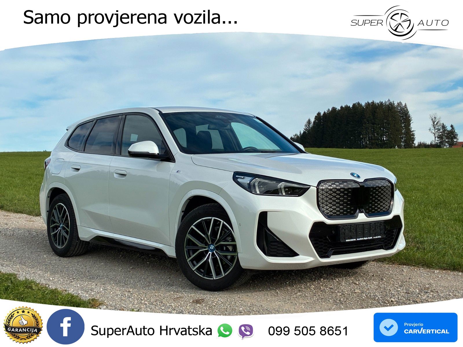 BMW iX1 66.5 kWh (204 KS) eDrive20 M Sport LED+GR SJED+ACC