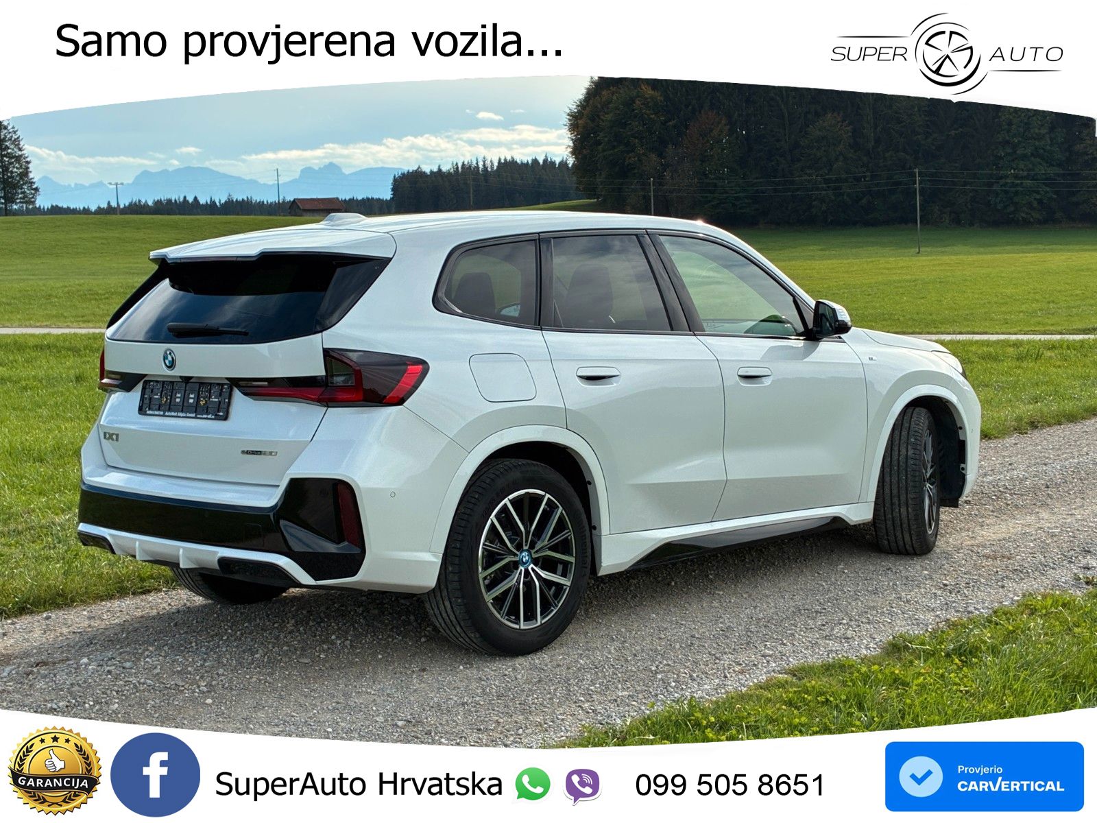 BMW iX1 66.5 kWh (204 KS) eDrive20 M Sport LED+GR SJED+ACC