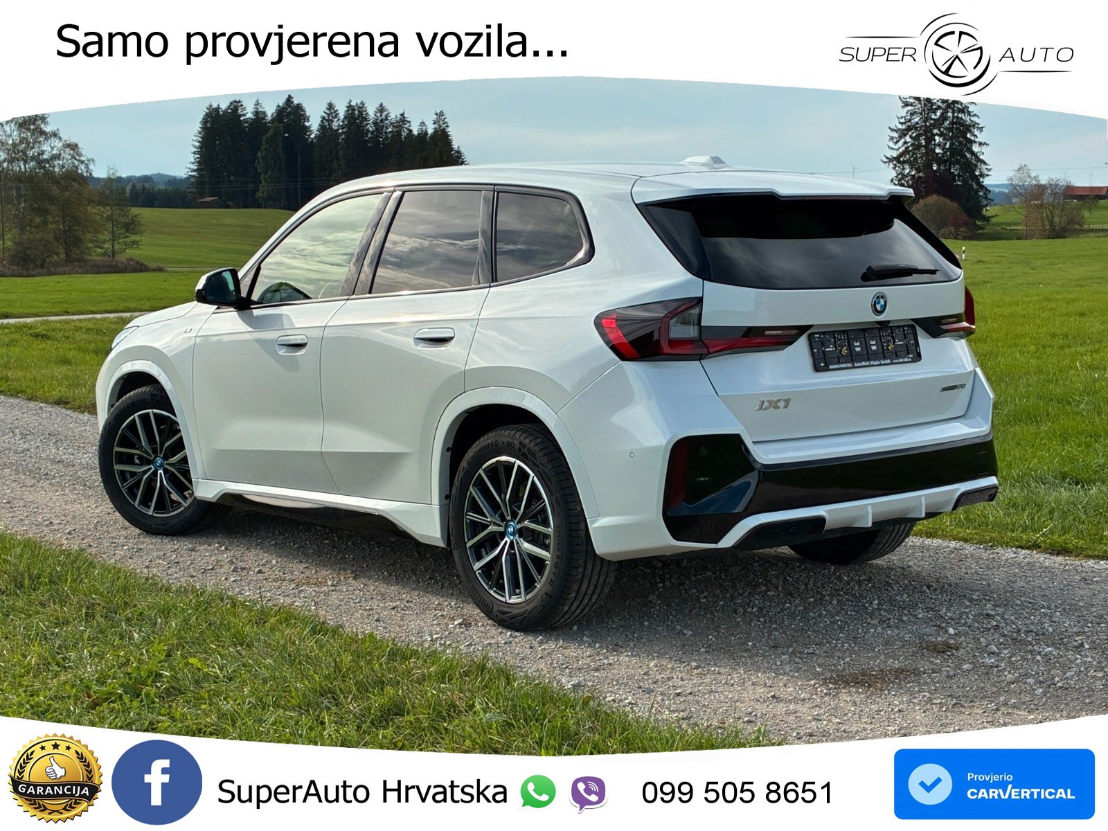 BMW iX1 66.5 kWh (204 KS) eDrive20 M Sport LED+GR SJED+ACC