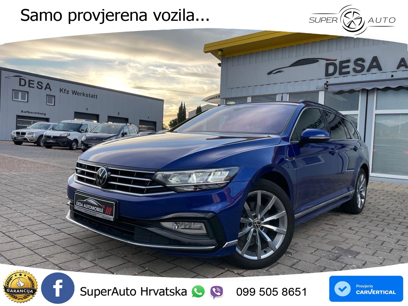 Volkswagen Passat Variant 2.0 TDI (150 KS) DSG R-Line LED+GR SJED+ACC