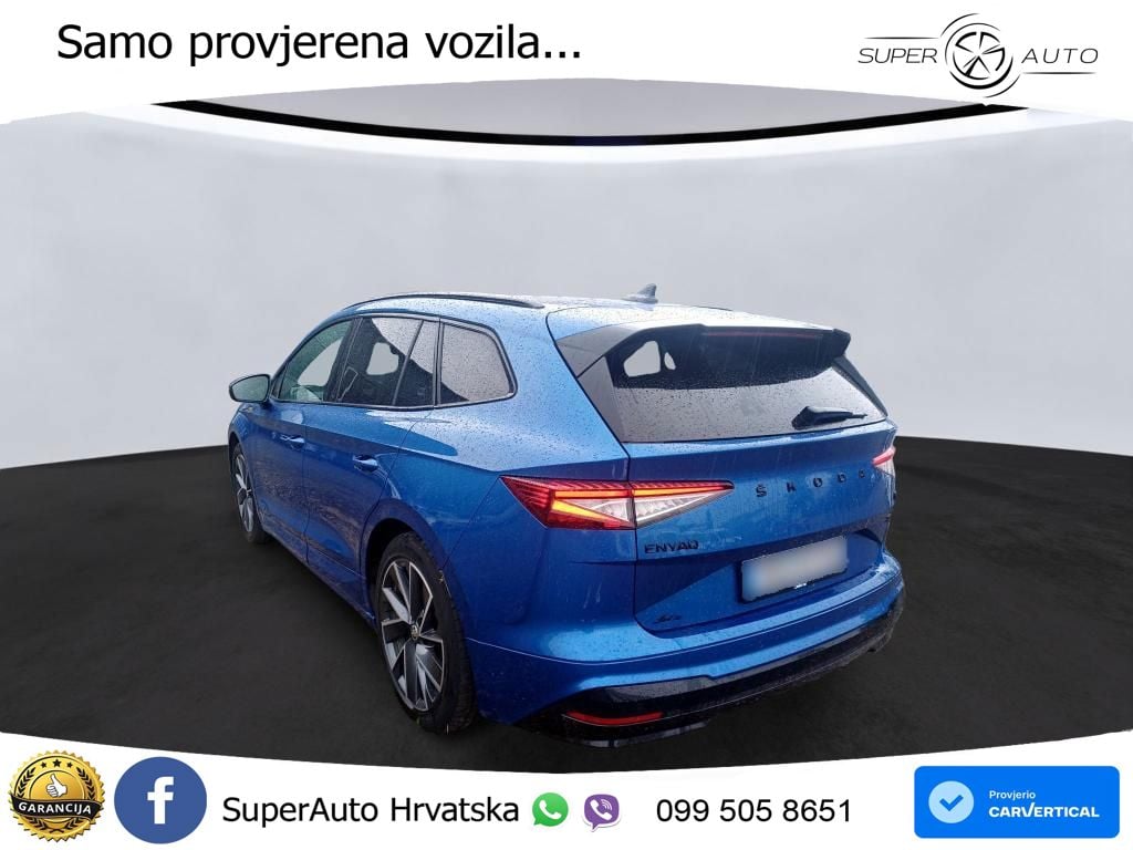 Škoda Enyaq iV 80 82 kWh (204 KS) SportLine LED+GR SJED+ACC