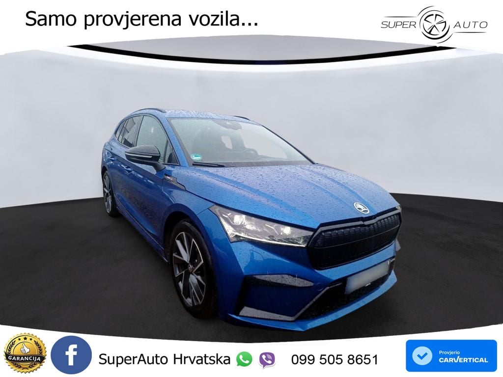 Škoda Enyaq iV 80 82 kWh (204 KS) SportLine LED+GR SJED+ACC
