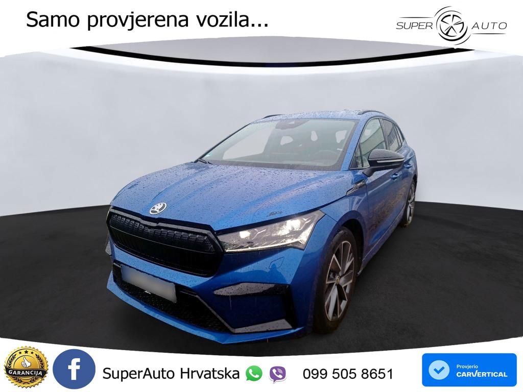 Škoda Enyaq iV 80 82 kWh (204 KS) SportLine LED+GR SJED+ACC
