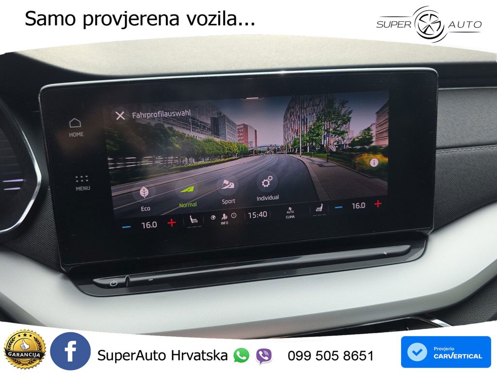 Škoda Octavia Combi 1.5 TSI (150 KS) DSG LED+GR SJED+ACC