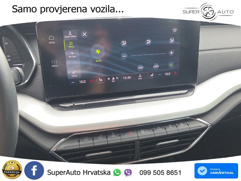 Škoda Octavia Combi 1.5 TSI (150 KS) DSG LED+GR SJED+ACC