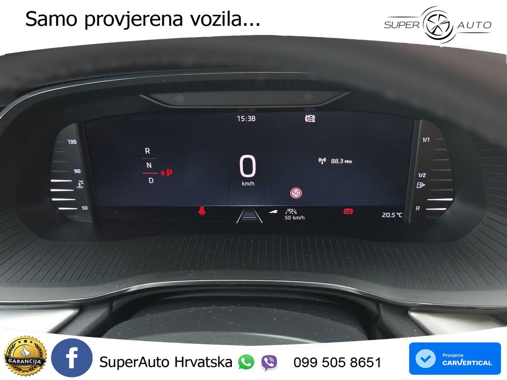 Škoda Octavia Combi 1.5 TSI (150 KS) DSG LED+GR SJED+ACC