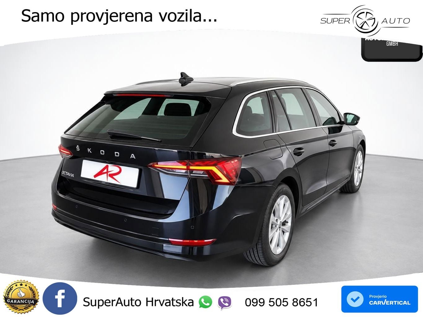 Škoda Octavia Combi 2.0 TDI (150 KS) DSG LED+GR SJED+ACC