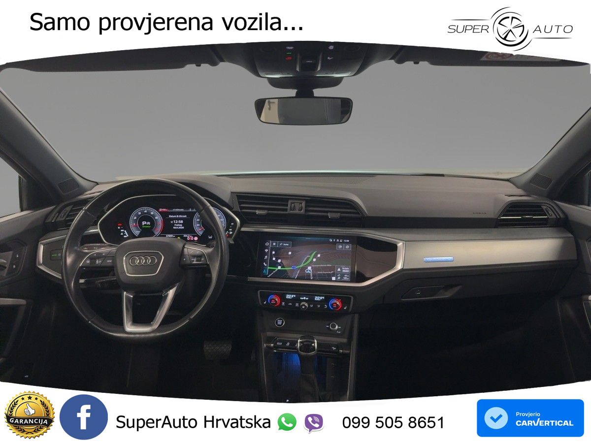 Audi Q3 II Sportback 45 TFSI (245 KS) quattro S tronic S line LED+GR SJED+ACC