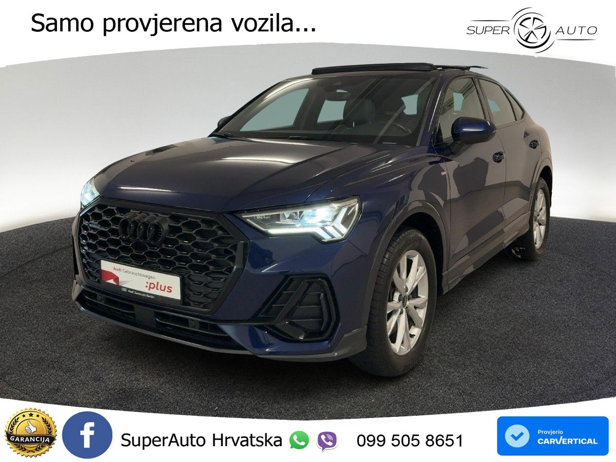 Audi Q3 II Sportback 45 TFSI (245 KS) quattro S tronic S line LED+GR SJED+ACC