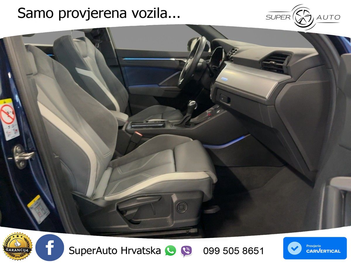 Audi Q3 II Sportback 45 TFSI (245 KS) quattro S tronic S line LED+GR SJED+ACC