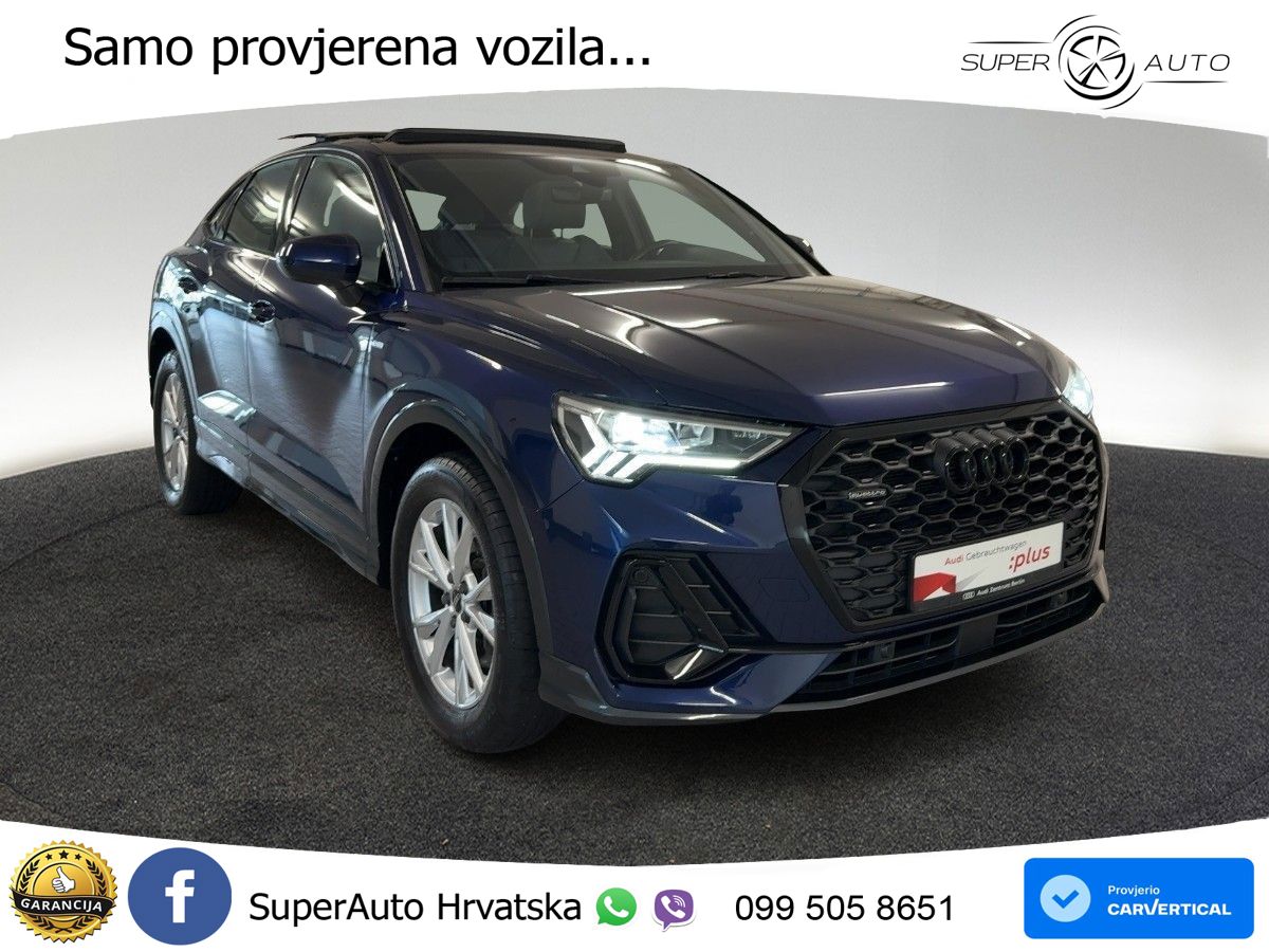Audi Q3 II Sportback 45 TFSI (245 KS) quattro S tronic S line LED+GR SJED+ACC