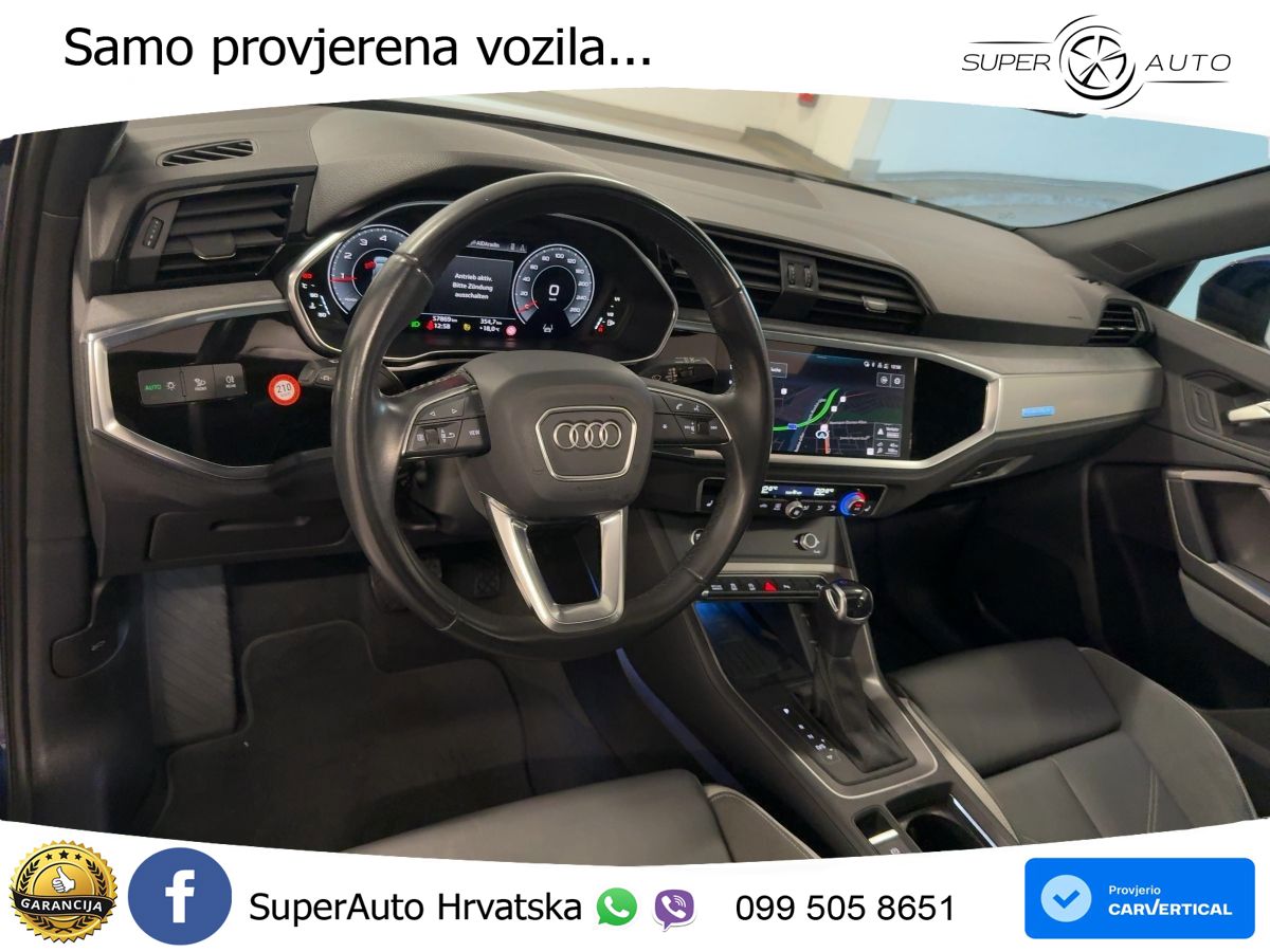 Audi Q3 II Sportback 45 TFSI (245 KS) quattro S tronic S line LED+GR SJED+ACC