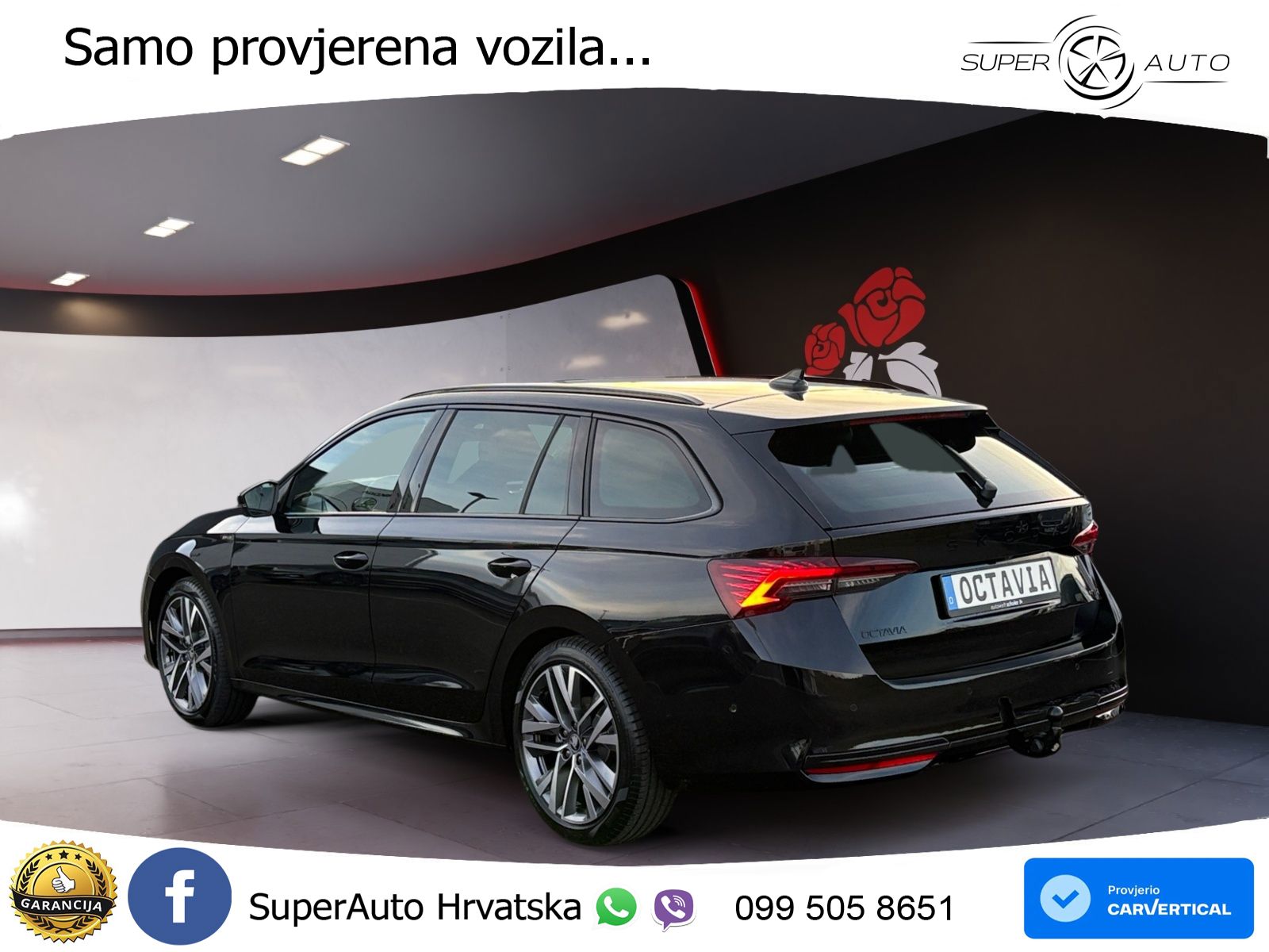 Škoda Octavia Combi 2.0 TSI (204 KS) 4x4 DSG SportLine LED+GR SJED+ACC