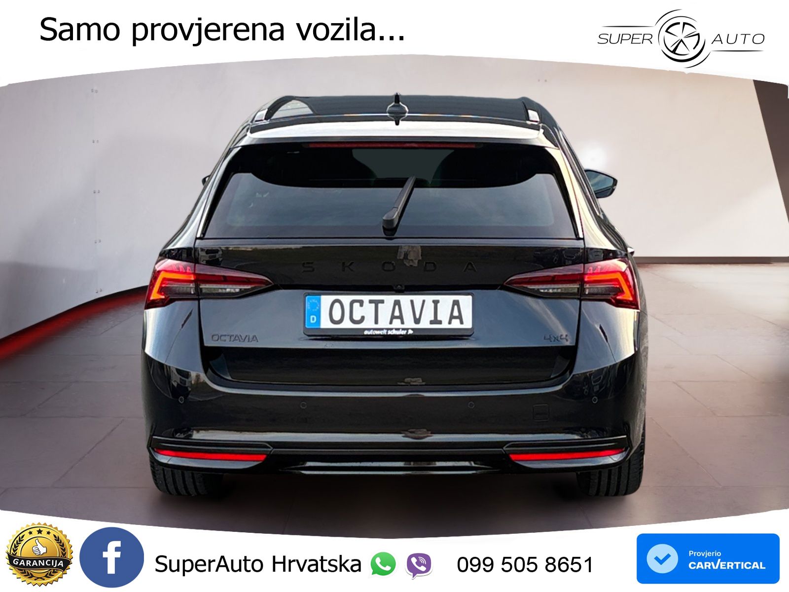 Škoda Octavia Combi 2.0 TSI (204 KS) 4x4 DSG SportLine LED+GR SJED+ACC