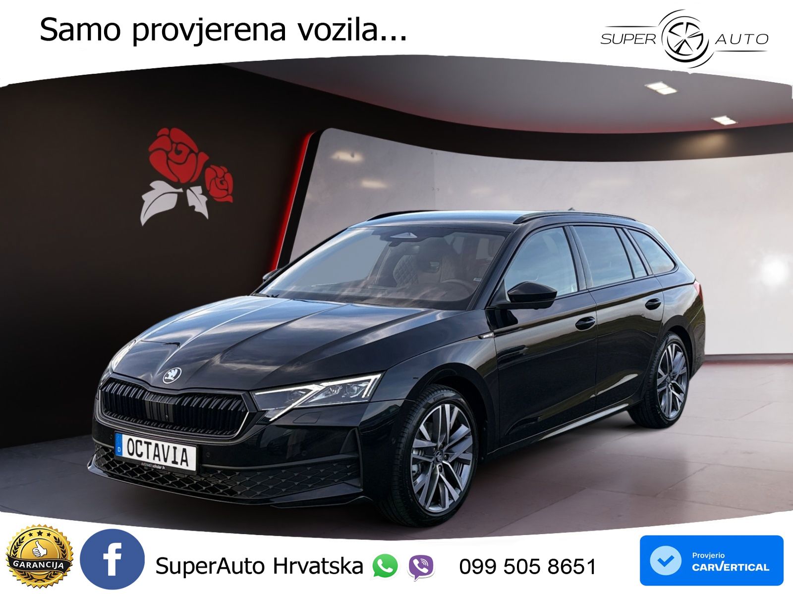 Škoda Octavia Combi 2.0 TSI (204 KS) 4x4 DSG SportLine LED+GR SJED+ACC