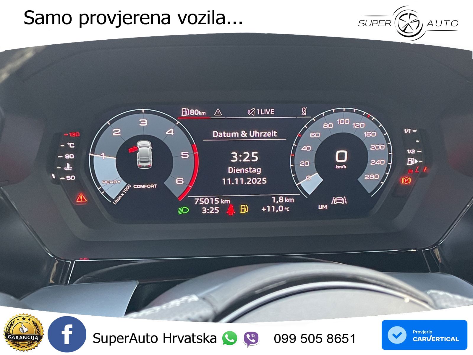 Audi A3 Limuzina 30 TDI (116 KS) S line MATRIX+GR SJED+KAM