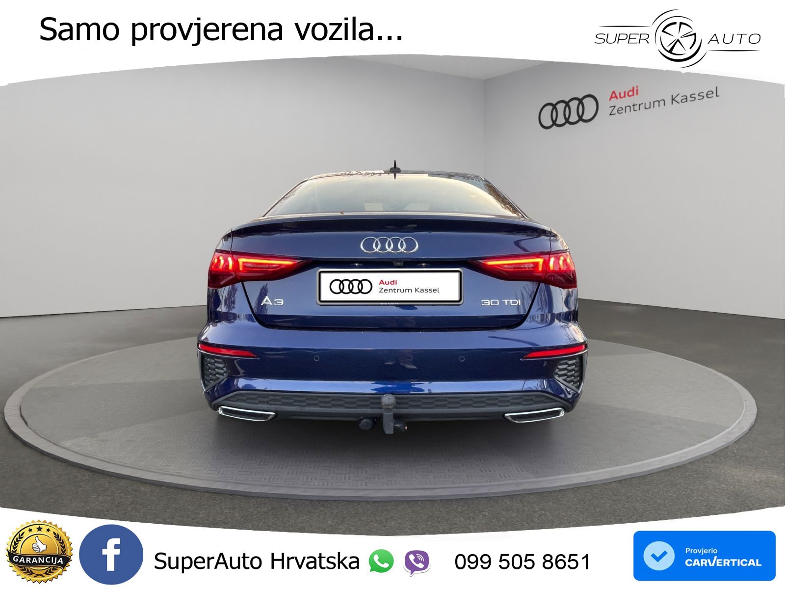 Audi A3 Limuzina 30 TDI (116 KS) S line MATRIX+GR SJED+KAM