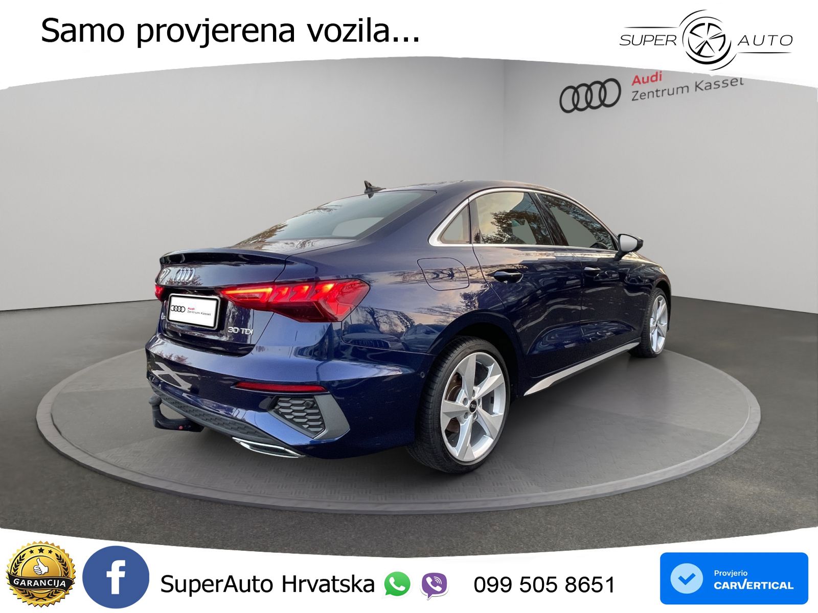 Audi A3 Limuzina 30 TDI (116 KS) S line MATRIX+GR SJED+KAM