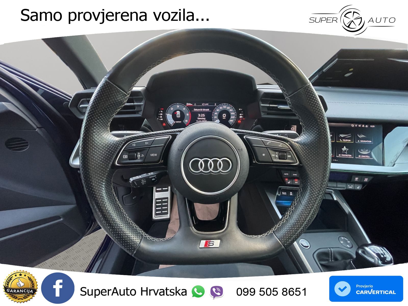 Audi A3 Limuzina 30 TDI (116 KS) S line MATRIX+GR SJED+KAM