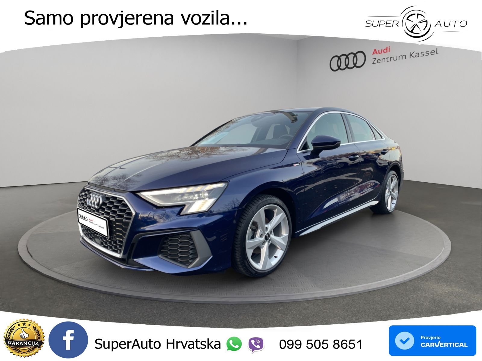 Audi A3 Limuzina 30 TDI (116 KS) S line MATRIX+GR SJED+KAM