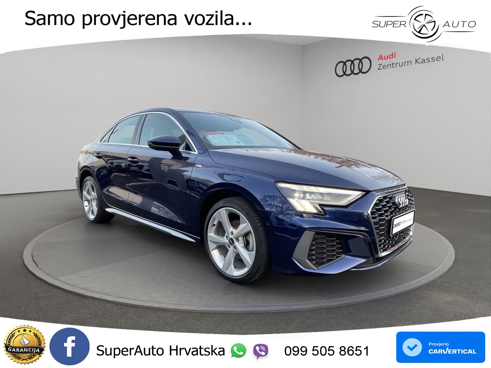 Audi A3 Limuzina 30 TDI (116 KS) S line MATRIX+GR SJED+KAM