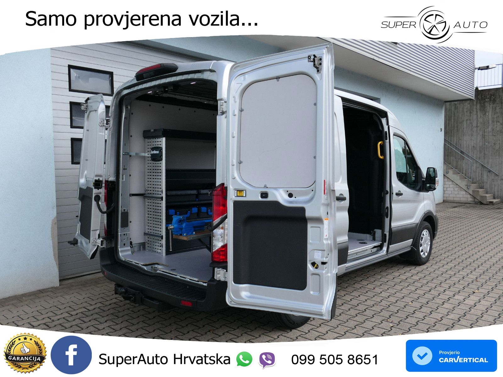 Ford Transit 350 Limited Sortimo AHK Kamera Garantie* 185 KS