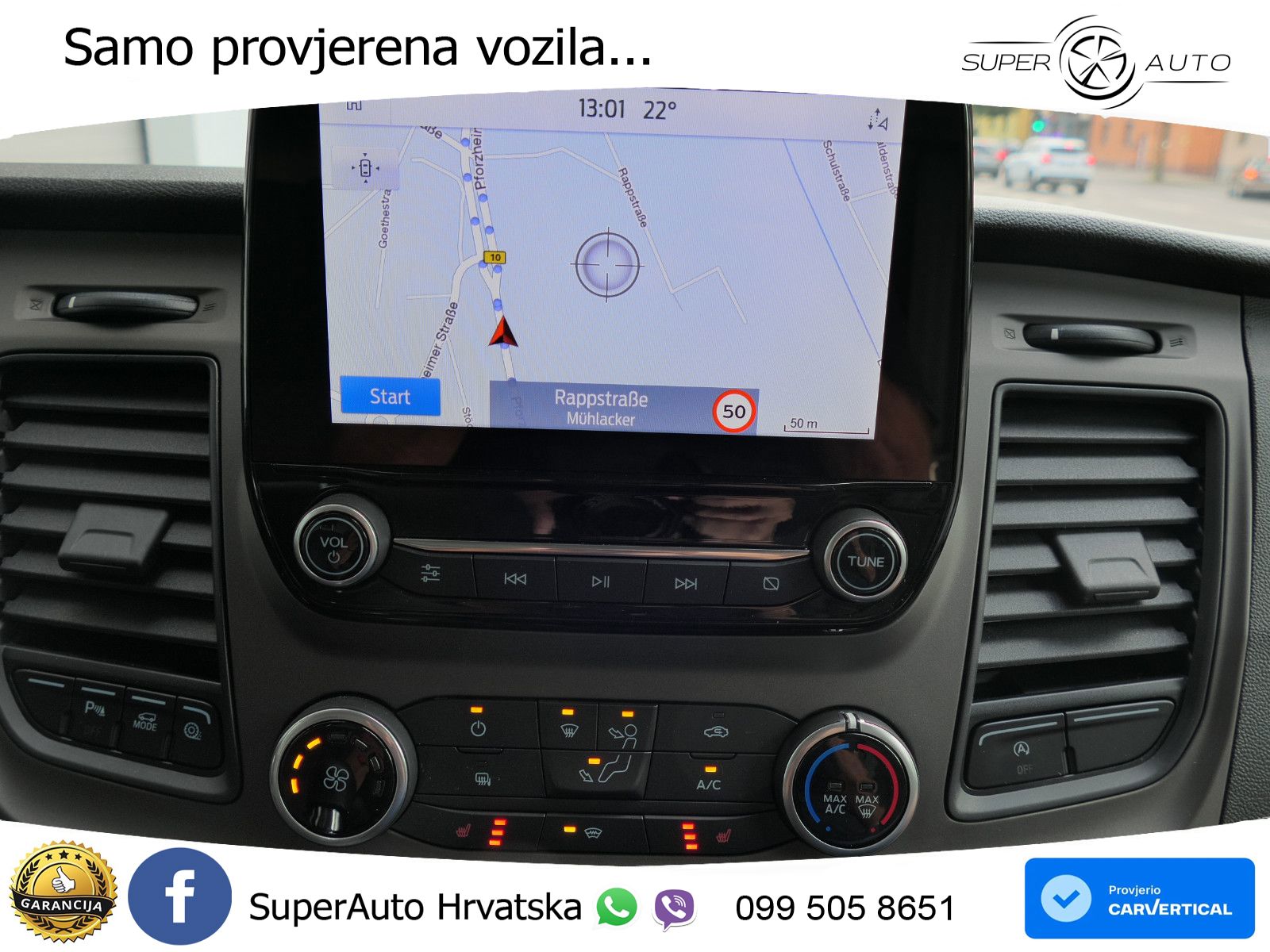 Ford Transit 350 Limited Sortimo AHK Kamera Garantie* 185 KS