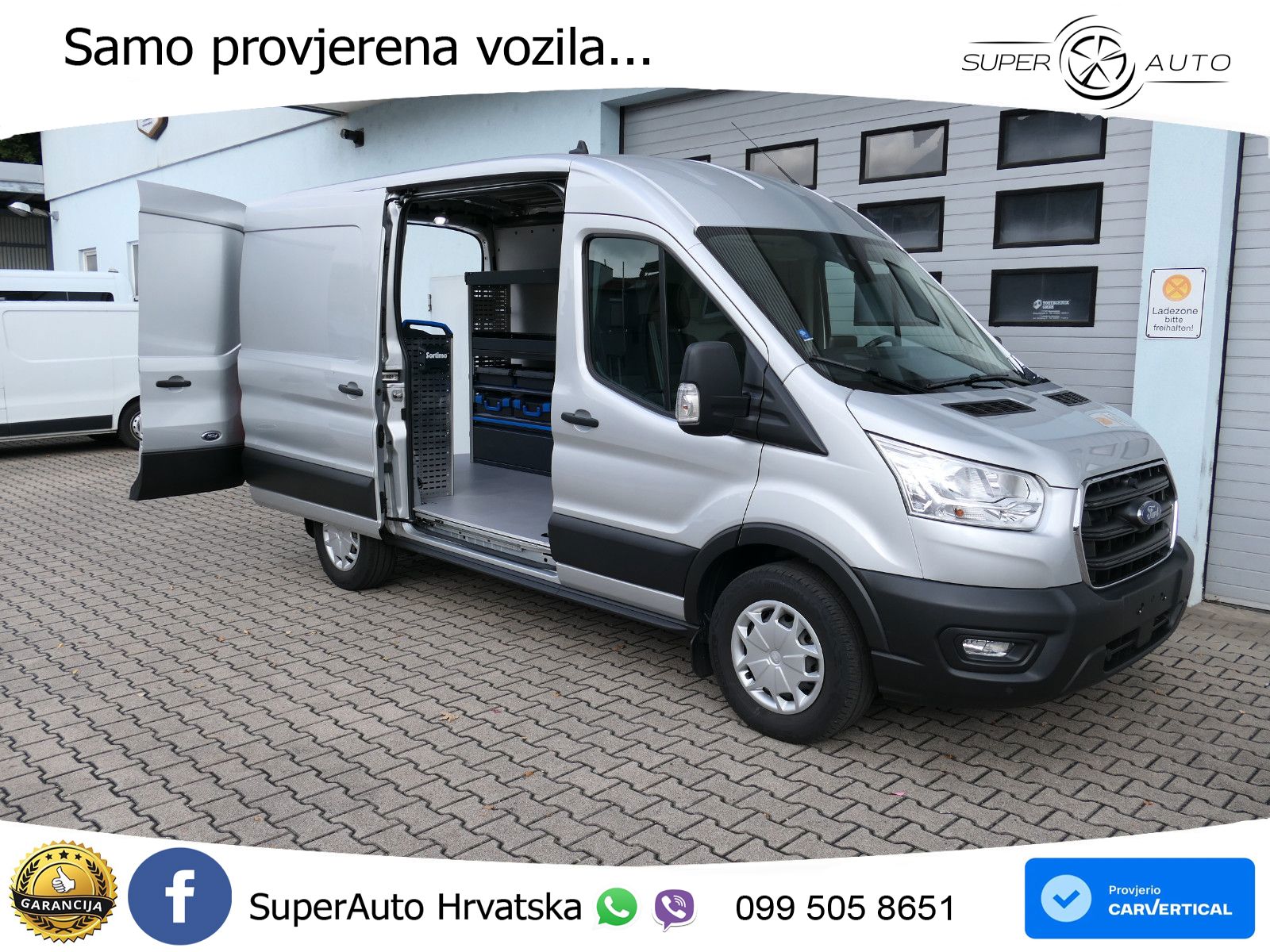 Ford Transit 350 Limited Sortimo AHK Kamera Garantie* 185 KS