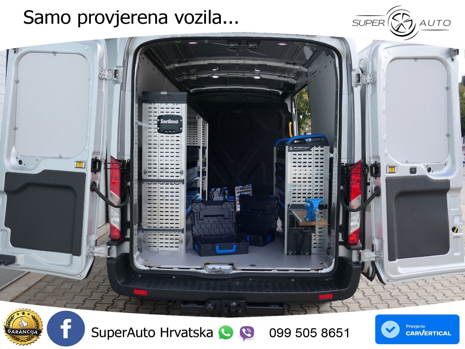 Ford Transit 350 Limited Sortimo AHK Kamera Garantie* 185 KS