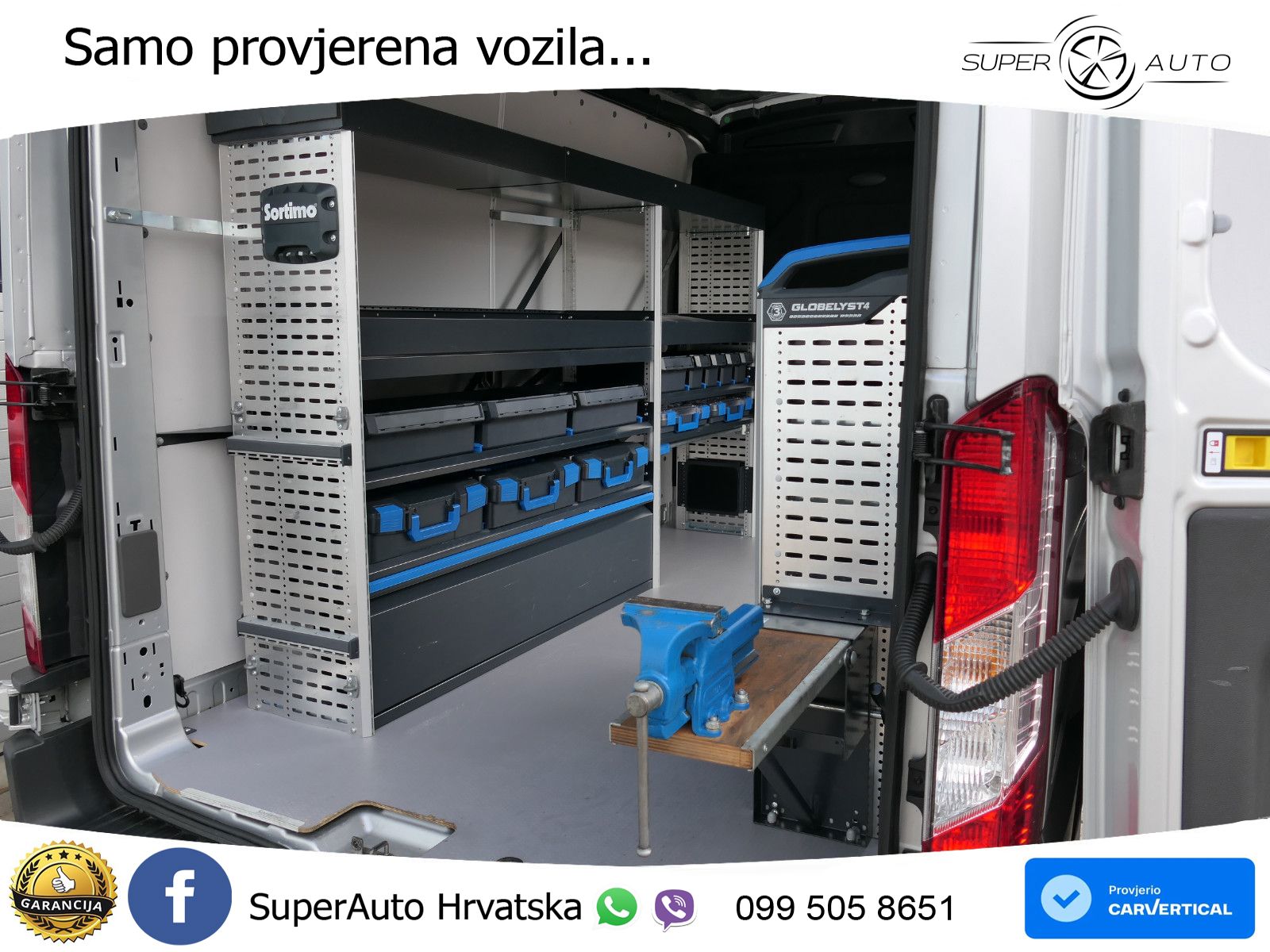 Ford Transit 350 Limited Sortimo AHK Kamera Garantie* 185 KS