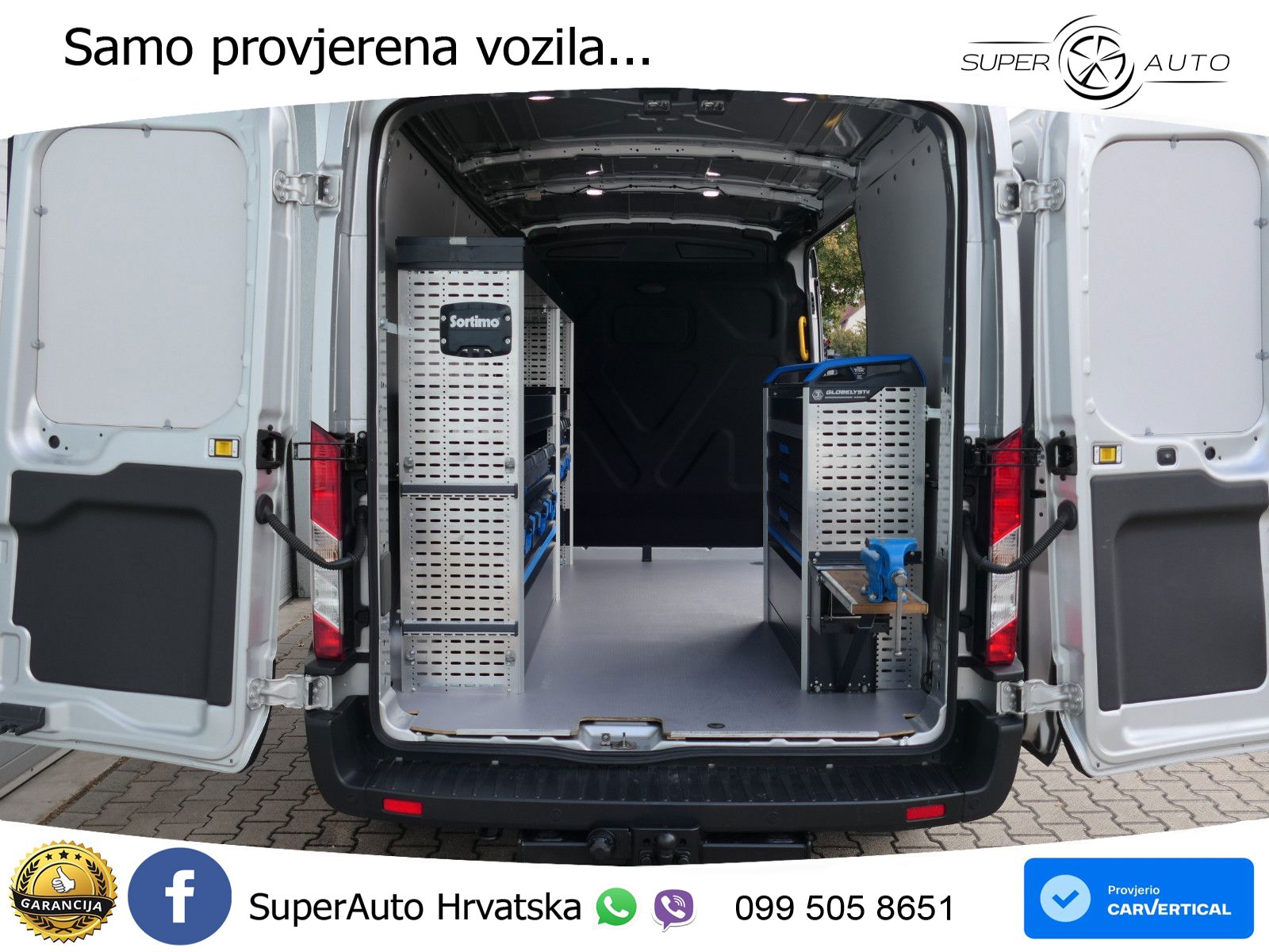 Ford Transit 350 Limited Sortimo AHK Kamera Garantie* 185 KS