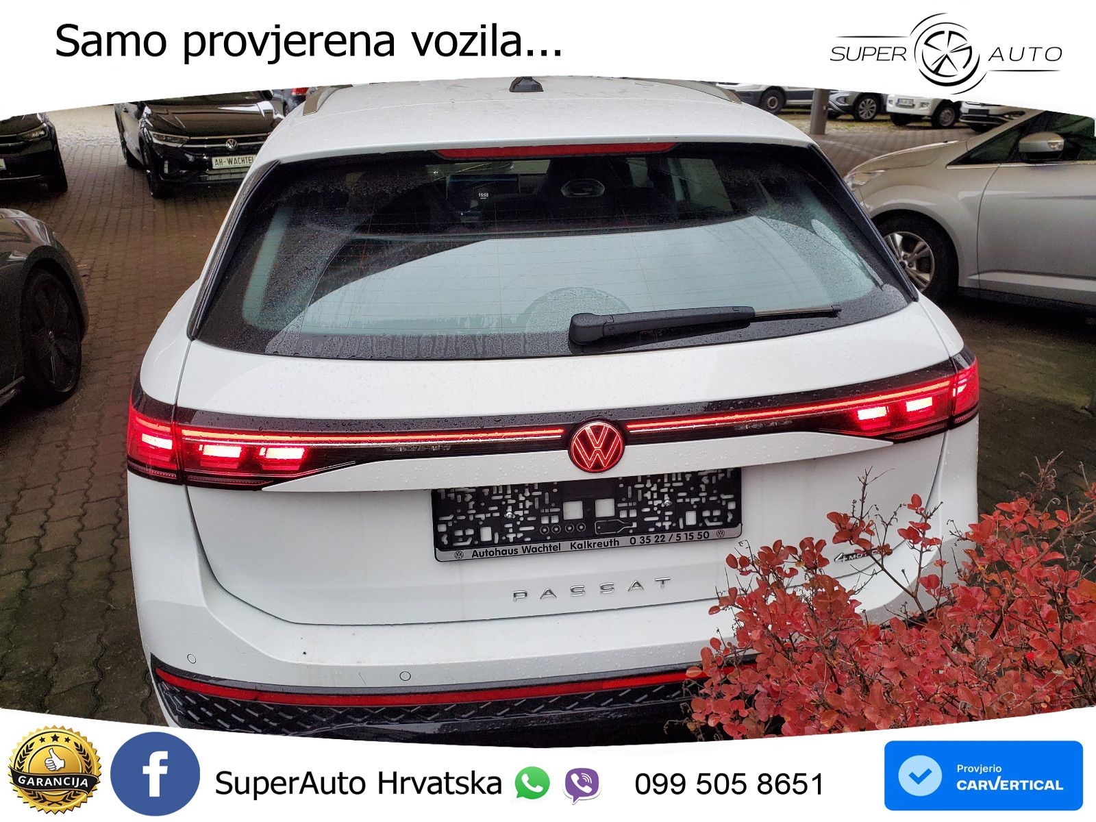 Volkswagen Passat Variant 2.0 TDI (193 KS) 4MOTION DSG R-Line LED+GR SJED+ACC