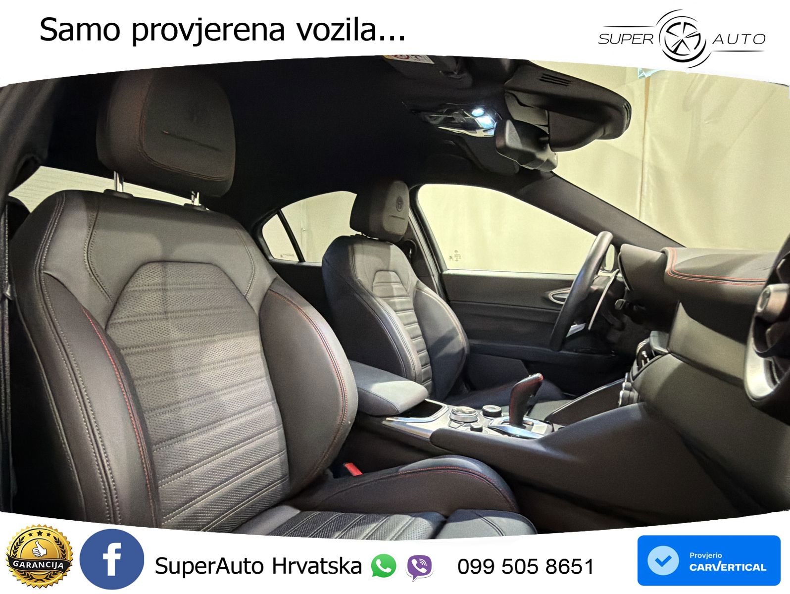 Alfa Romeo Giulia 2.0 Turbo (280 KS) Q4 Automatic LED+GR SJED+ACC