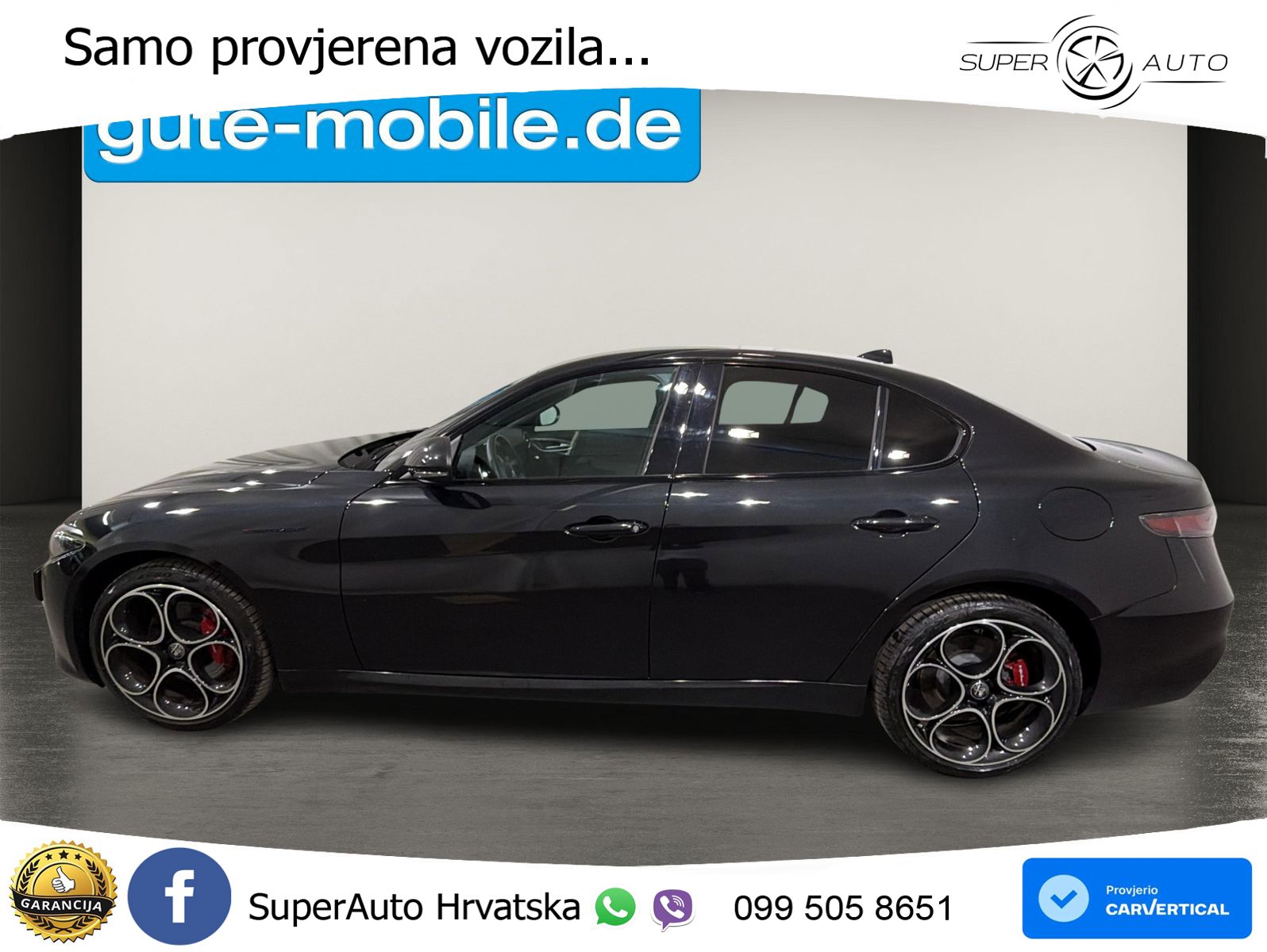 Alfa Romeo Giulia 2.0 Turbo (280 KS) Q4 Automatic LED+GR SJED+ACC