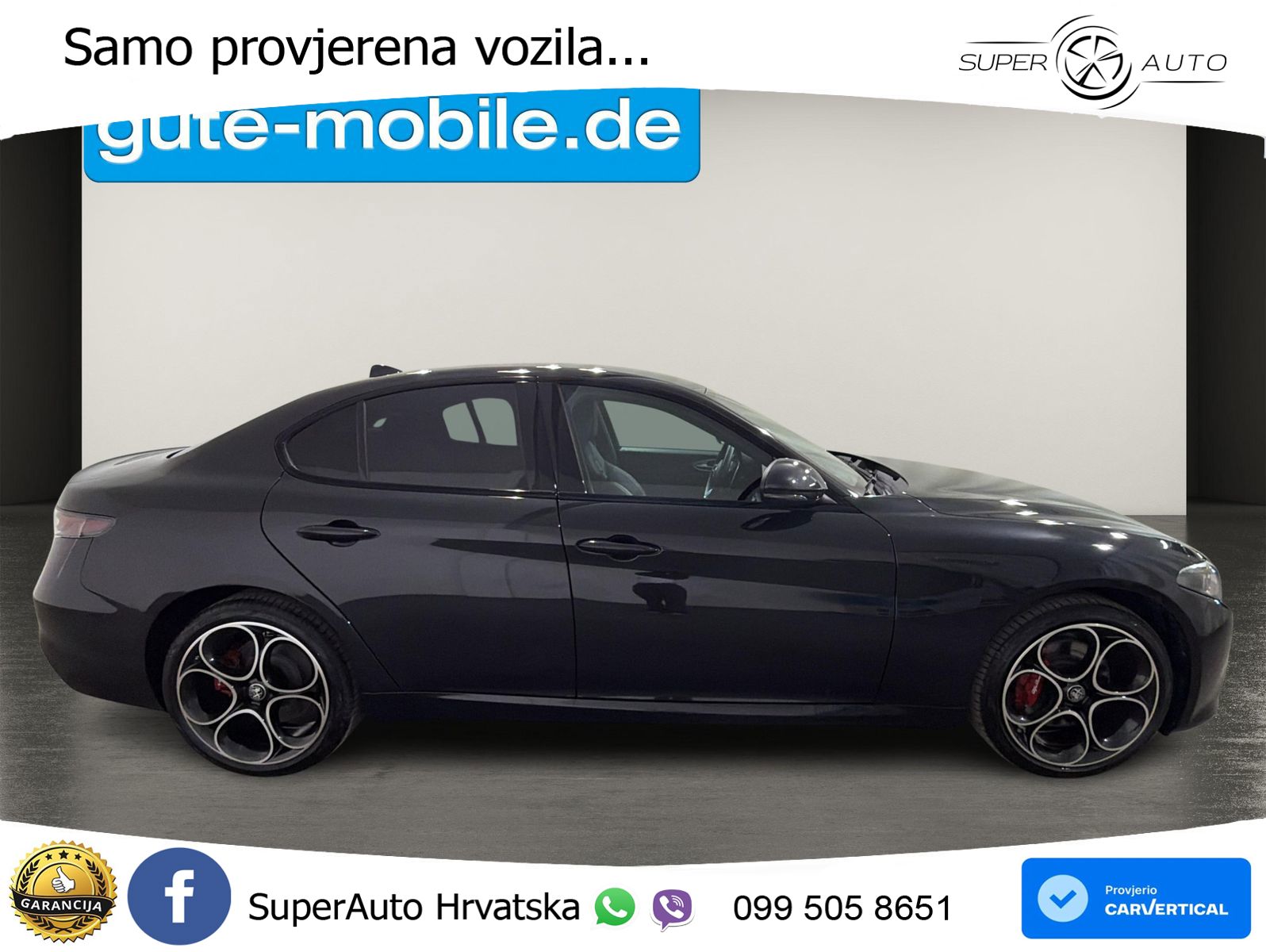 Alfa Romeo Giulia 2.0 Turbo (280 KS) Q4 Automatic LED+GR SJED+ACC