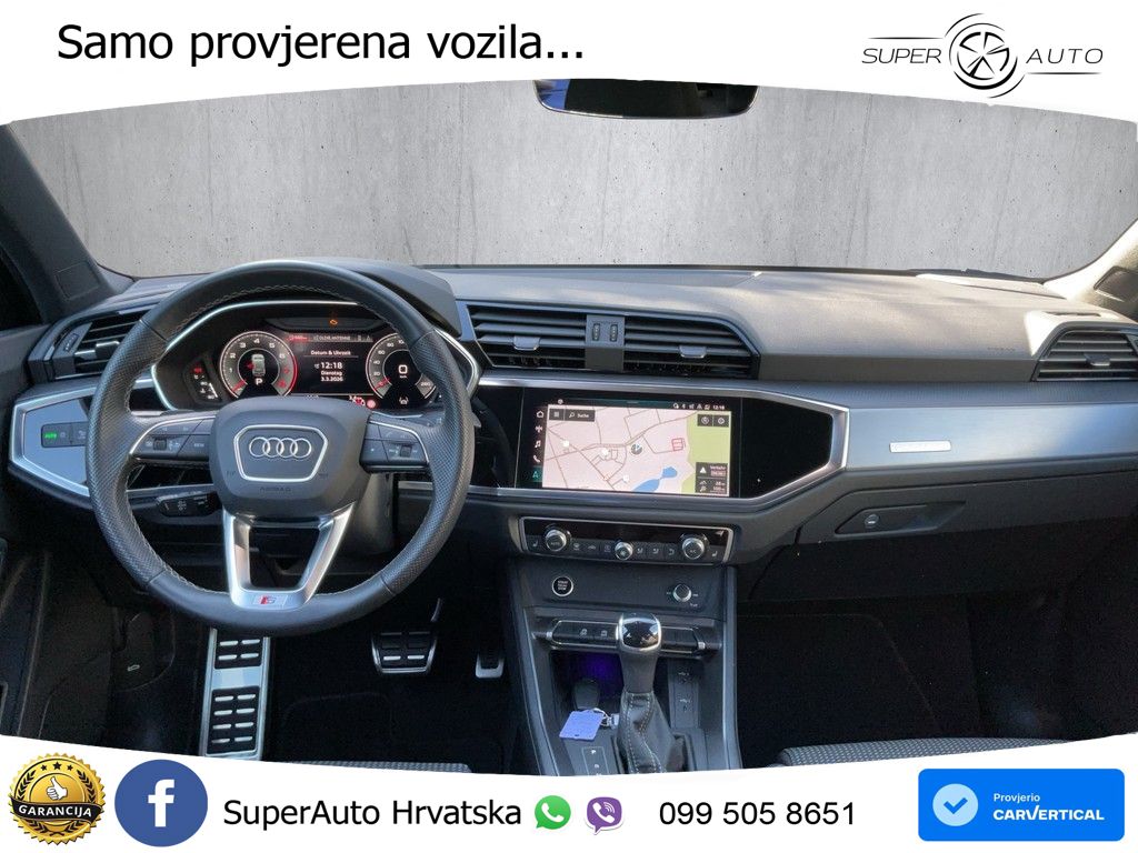 Audi Q3 40 TFSI (190 KS) quattro S tronic S line LED+GR SJED+ACC
