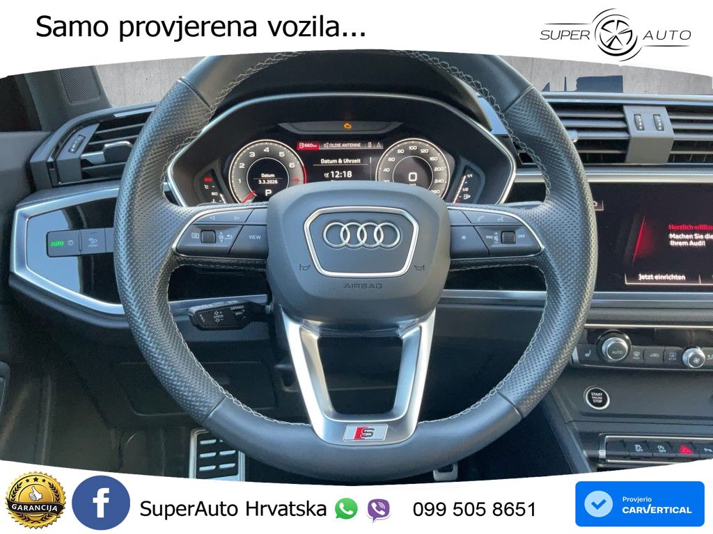 Audi Q3 40 TFSI (190 KS) quattro S tronic S line LED+GR SJED+ACC