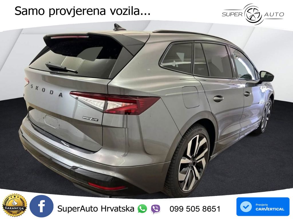 Škoda Enyaq 85 82 kWh (286 KS) SportLine LED+GR SJED+ACC