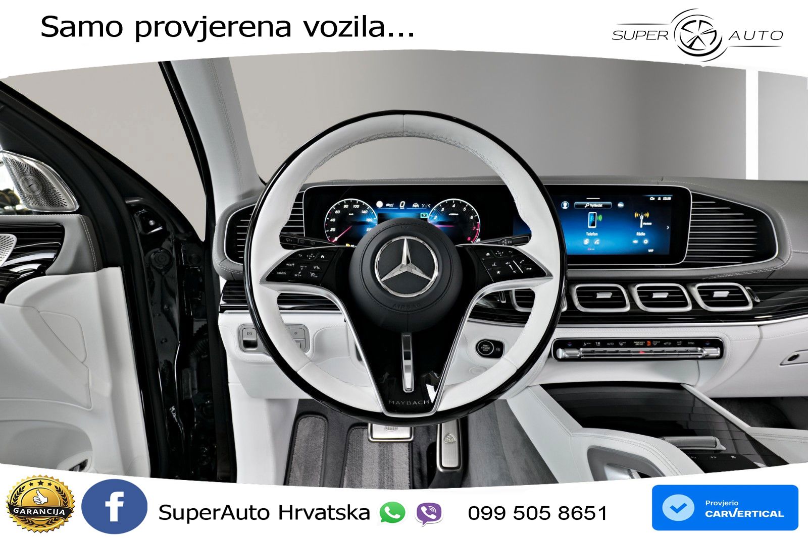 Mercedes Maybach GLS 600 V8 (557 KS) EQ Boost 4MATIC 9G-TRONIC ACC+HEAD+4xGR SJED+360+PANO