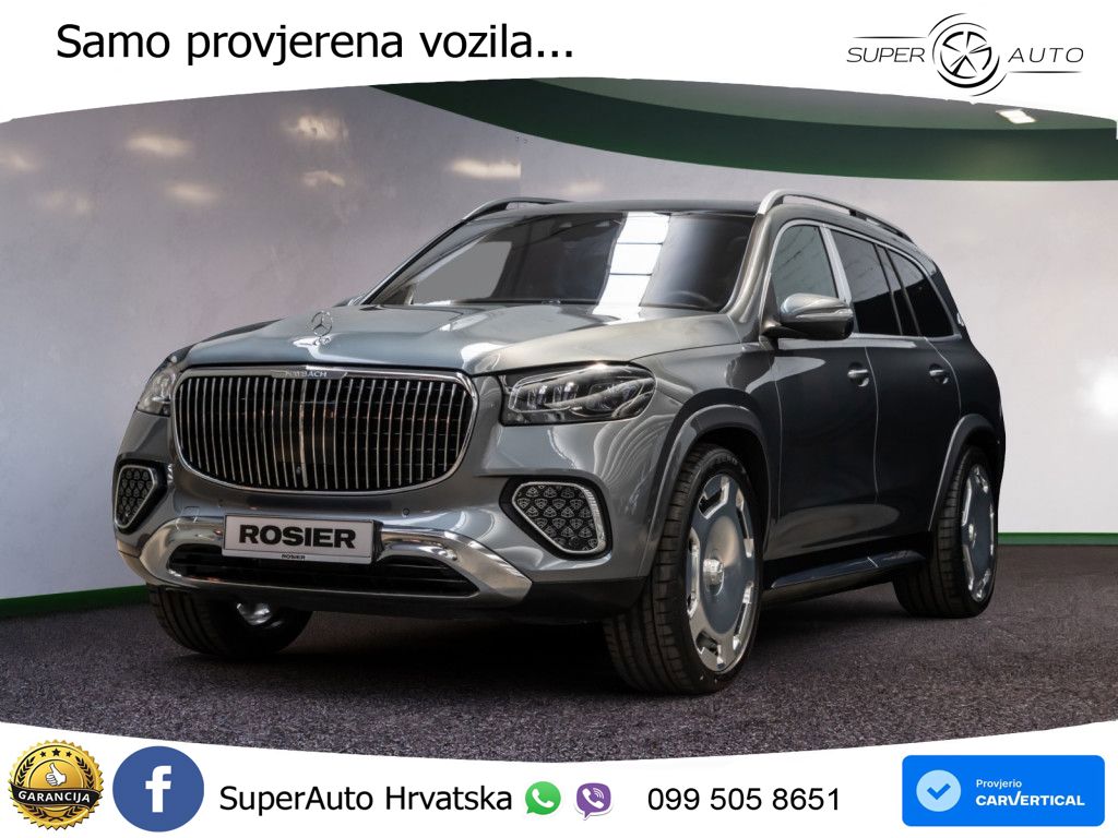 Mercedes Maybach GLS 600 V8 (557 KS) EQ Boost 4MATIC 9G-TRONIC ZRAČNI+ACC+GR SJED+KAM+PANO