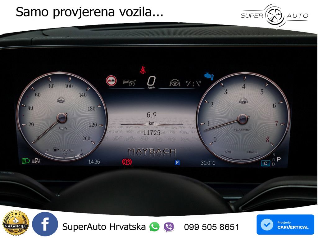 Mercedes Maybach GLS 600 V8 (557 KS) EQ Boost 4MATIC 9G-TRONIC ZRAČNI+ACC+GR SJED+KAM+PANO