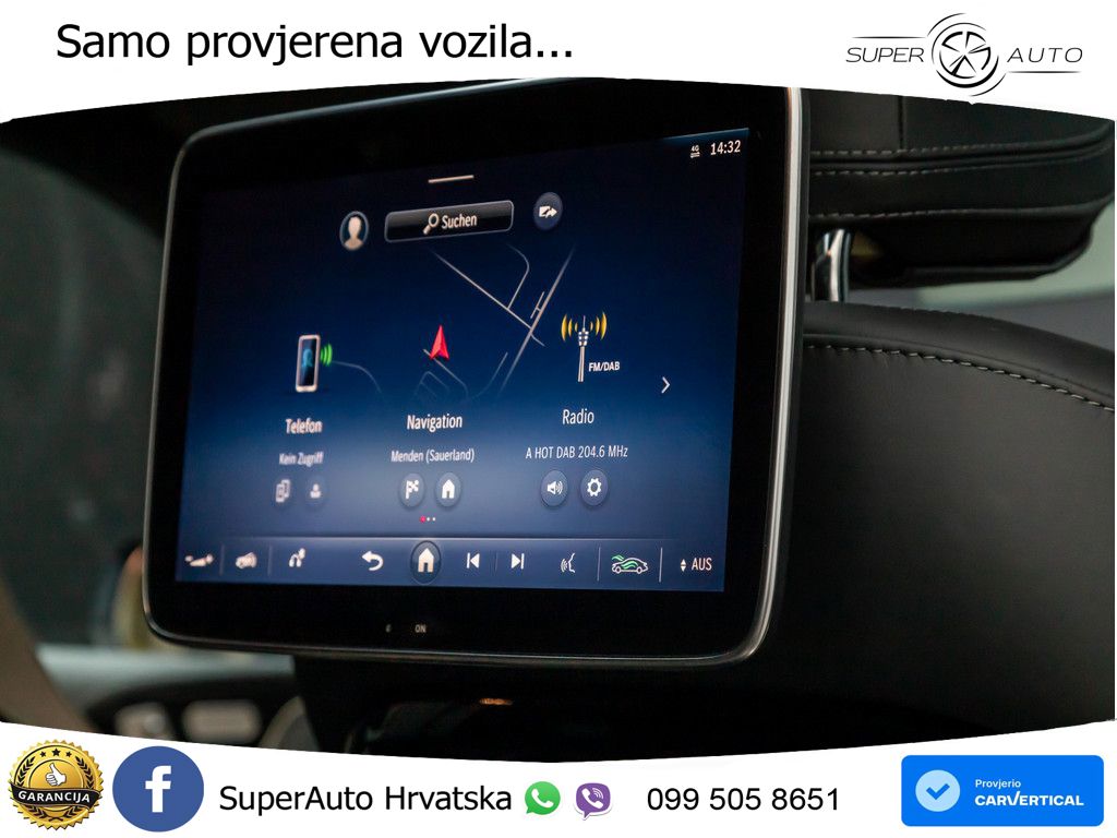Mercedes Maybach GLS 600 V8 (557 KS) EQ Boost 4MATIC 9G-TRONIC ZRAČNI+ACC+GR SJED+KAM+PANO