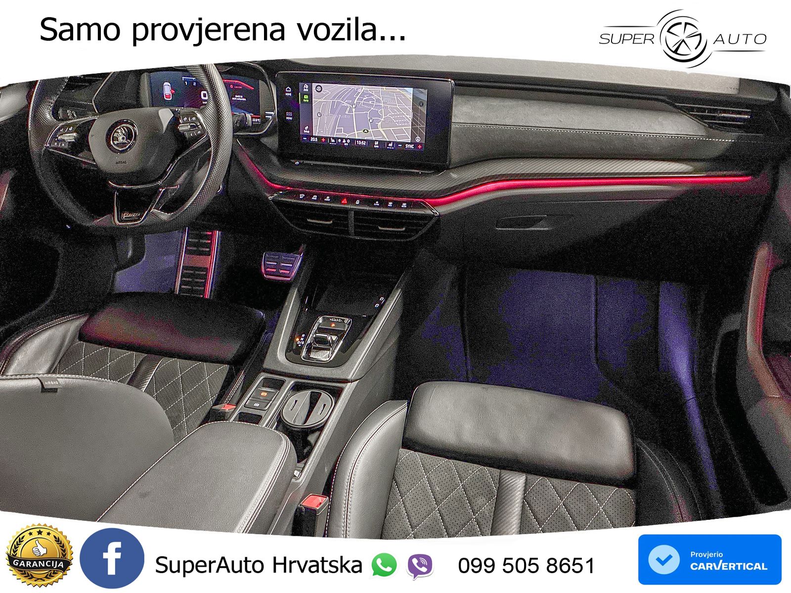 Škoda Octavia Combi RS 2.0 TDI (200 KS) 4x4 DSG LED+GR SJED+ACC