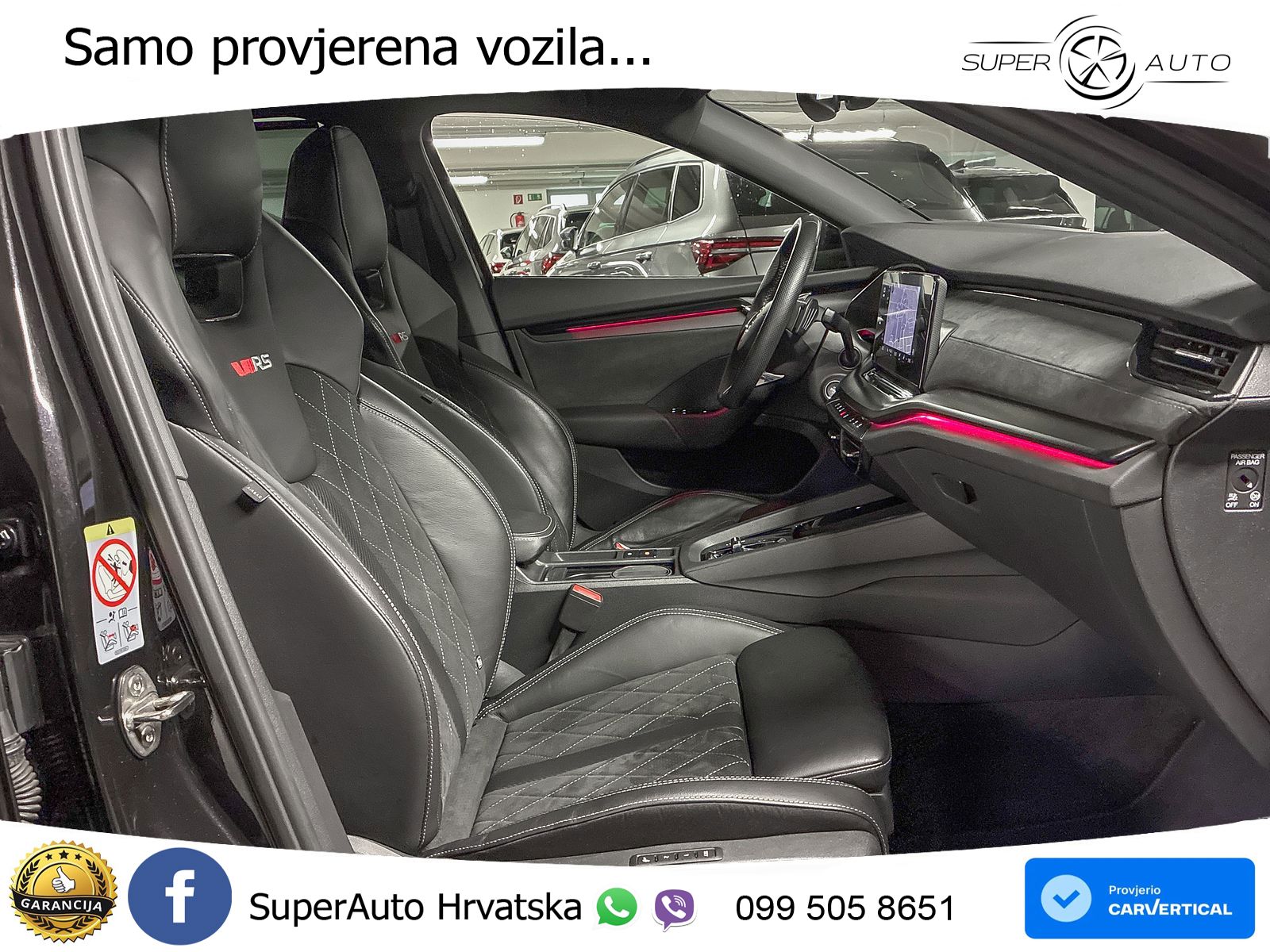 Škoda Octavia Combi RS 2.0 TDI (200 KS) 4x4 DSG LED+GR SJED+ACC