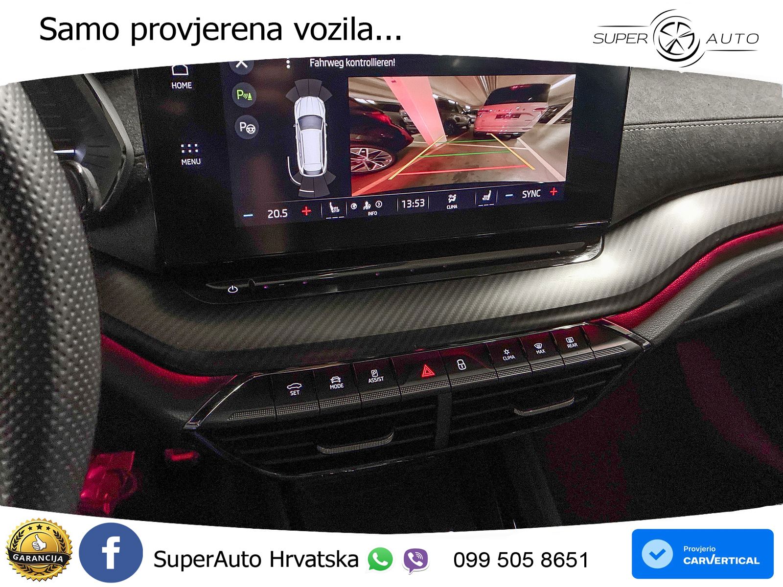 Škoda Octavia Combi RS 2.0 TDI (200 KS) 4x4 DSG LED+GR SJED+ACC