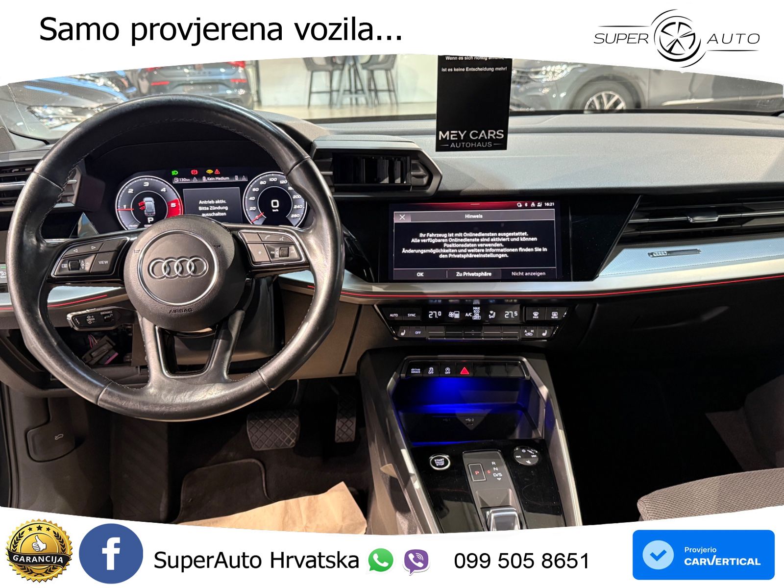 Audi A3 35 TDI (150 KS) S tronic LED+GR SJED+ACC