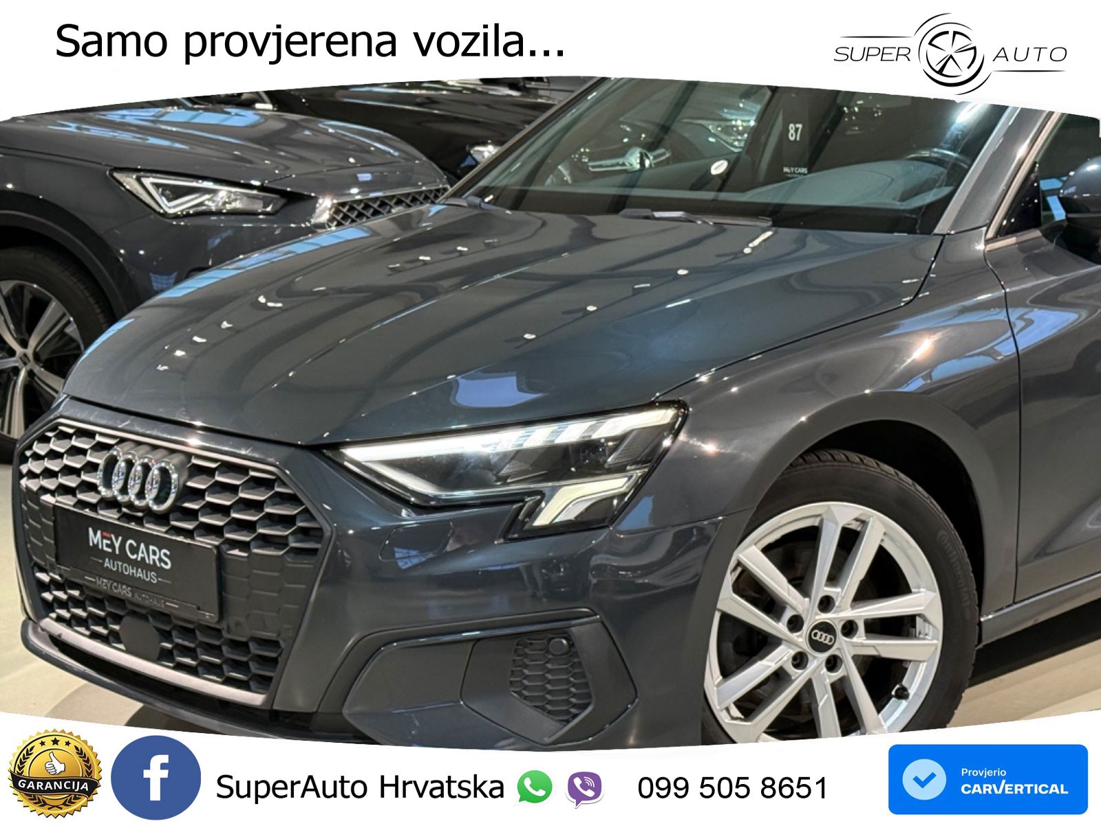 Audi A3 35 TDI (150 KS) S tronic LED+GR SJED+ACC